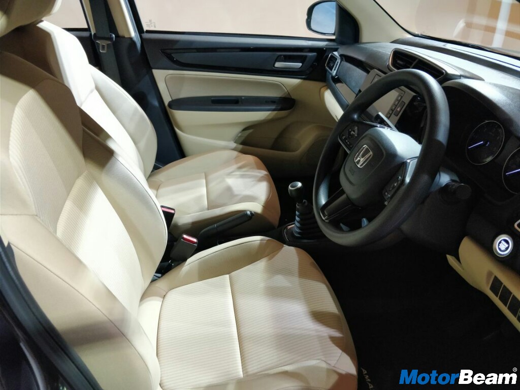 2018 Honda Amaze Interiors