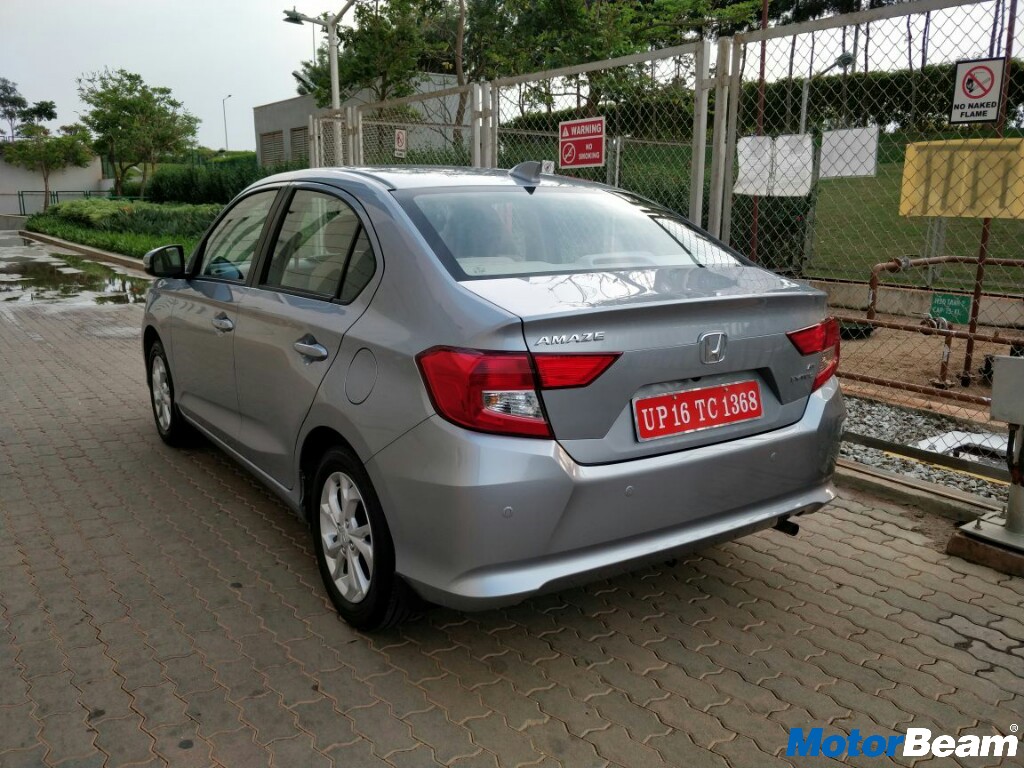 2018 Honda Amaze Rear Quarter