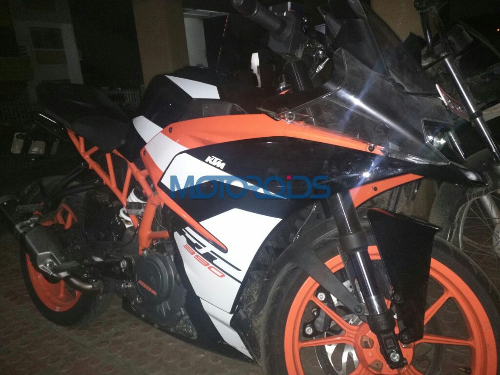 2018 KTM RC 390 Spotted