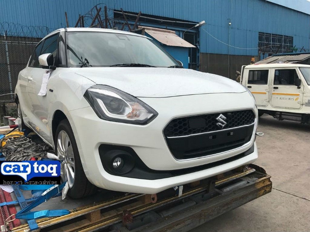 2018 Maruti Swift Hybrid Front Spotted