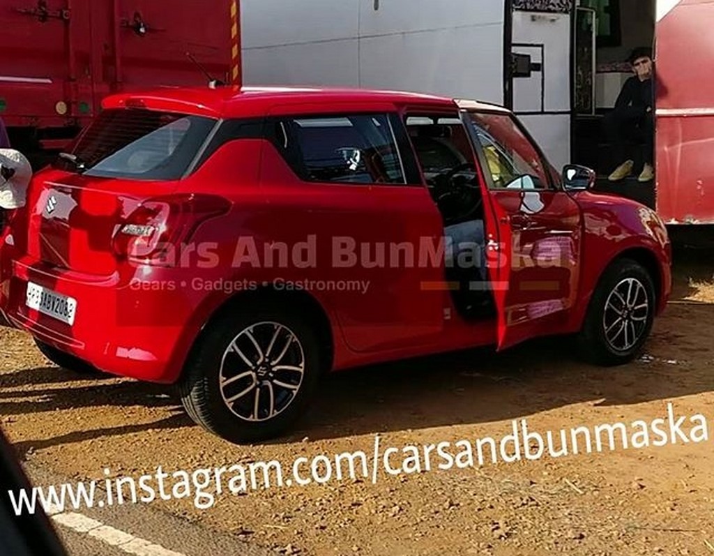 2018 Maruti Swift Spied