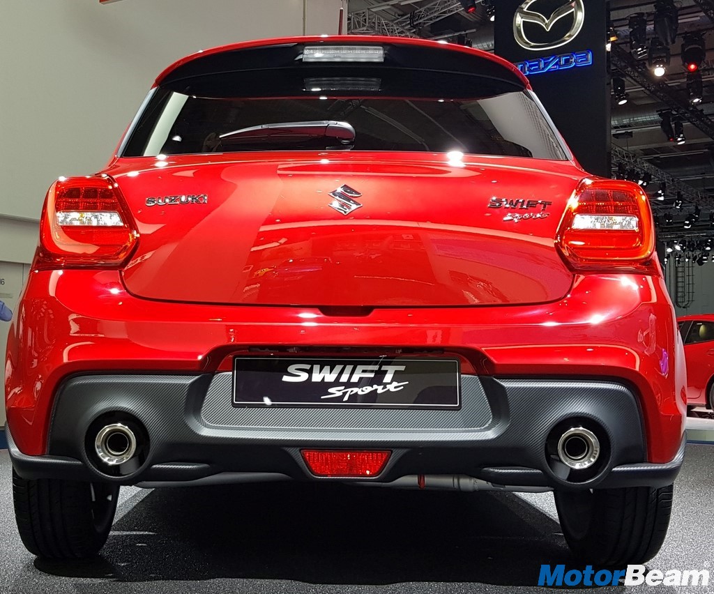 2018 Suzuki Swift Sport Rear