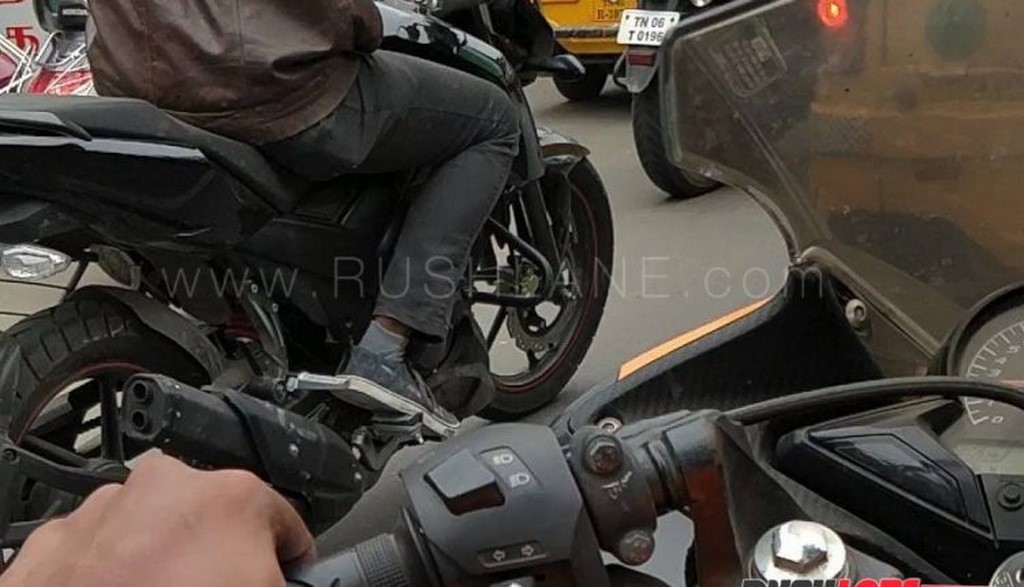 2018 TVS Apache 160 Side Profile Spied