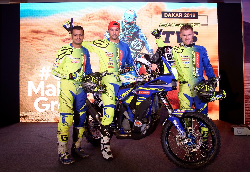 2018 TVS Dakar Squad