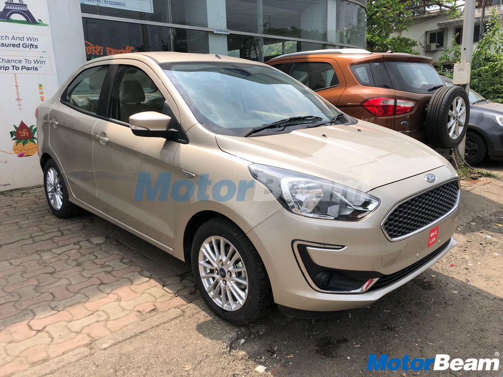 Ford Aspire Facelift Spied Ahead Of October 4 Launch Motorbeam