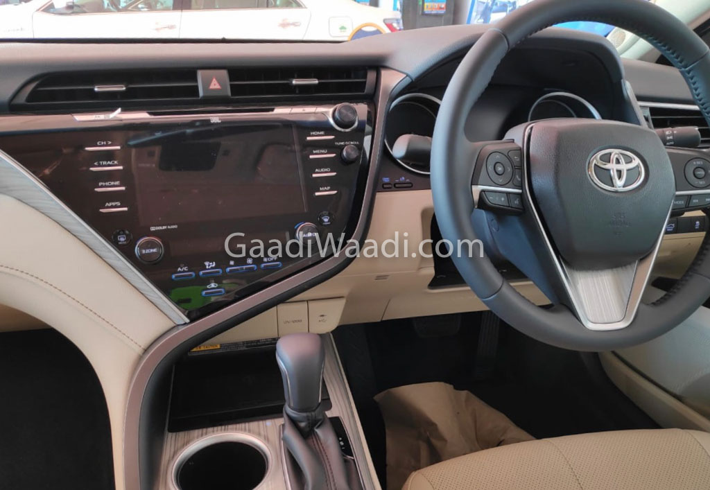 2019 Toyota Camry Hybrid Dashboard Spied Undisguised