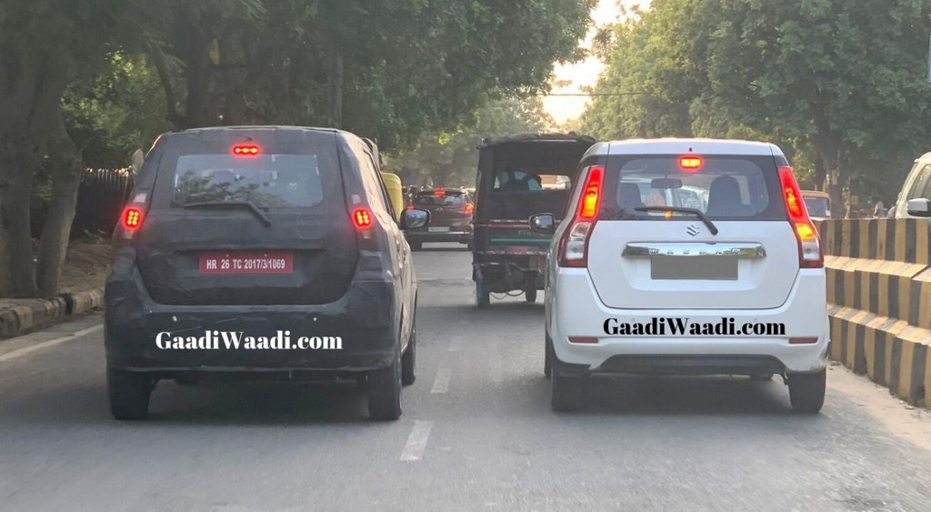 2019 Wagon R Nexa Rear Spied