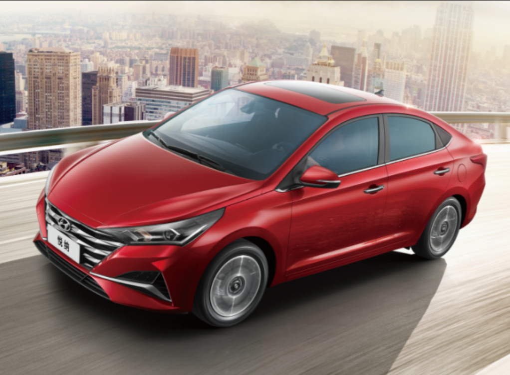 2020 Hyundai Verna China Top View