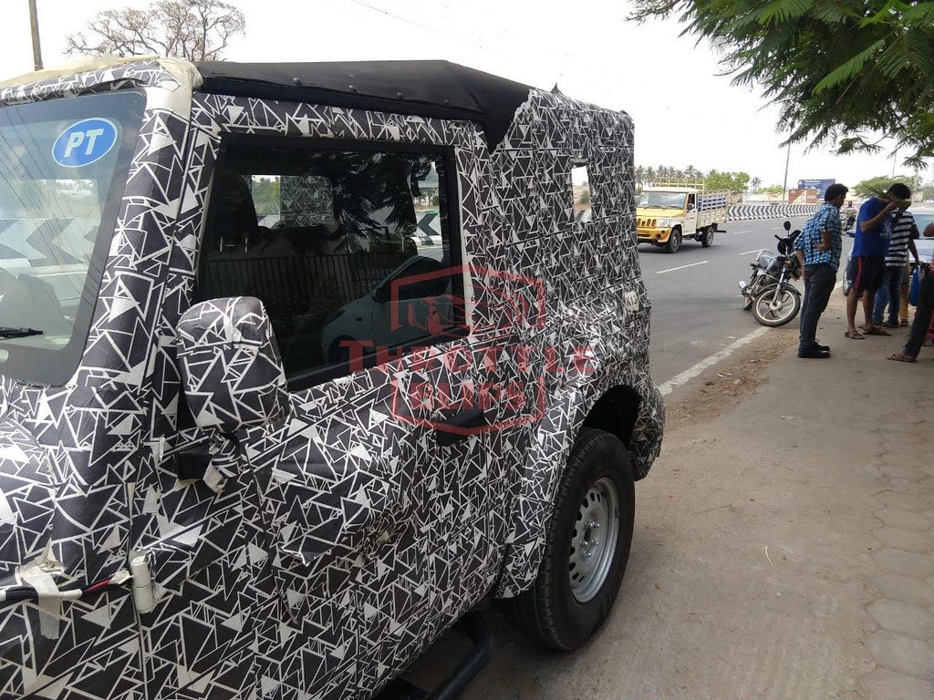 2020 Mahindra Thar Interiors Revealed In New Spy Shots