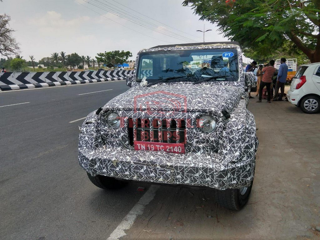 2020 Mahindra Thar Spied