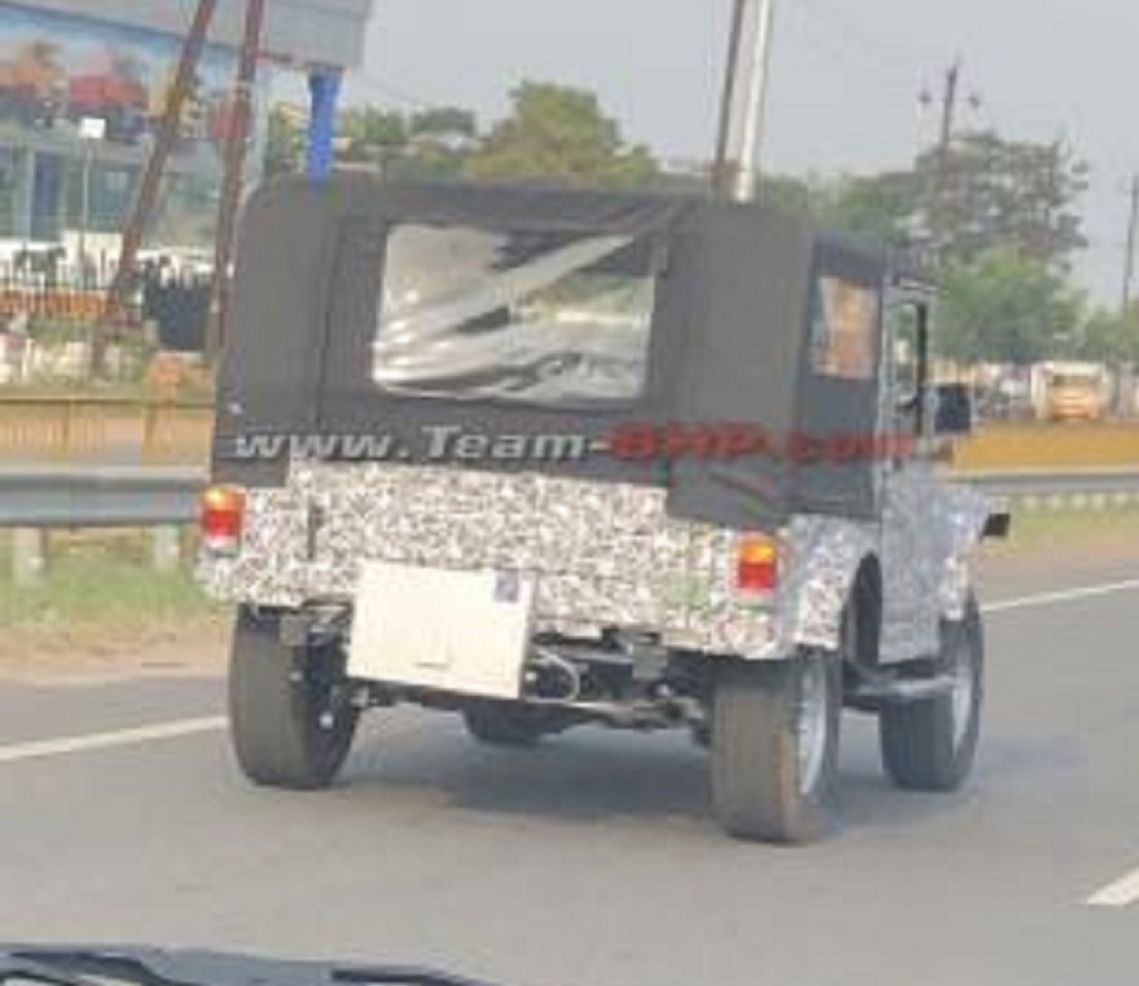 2020 Mahindra Thar Undergoing Test