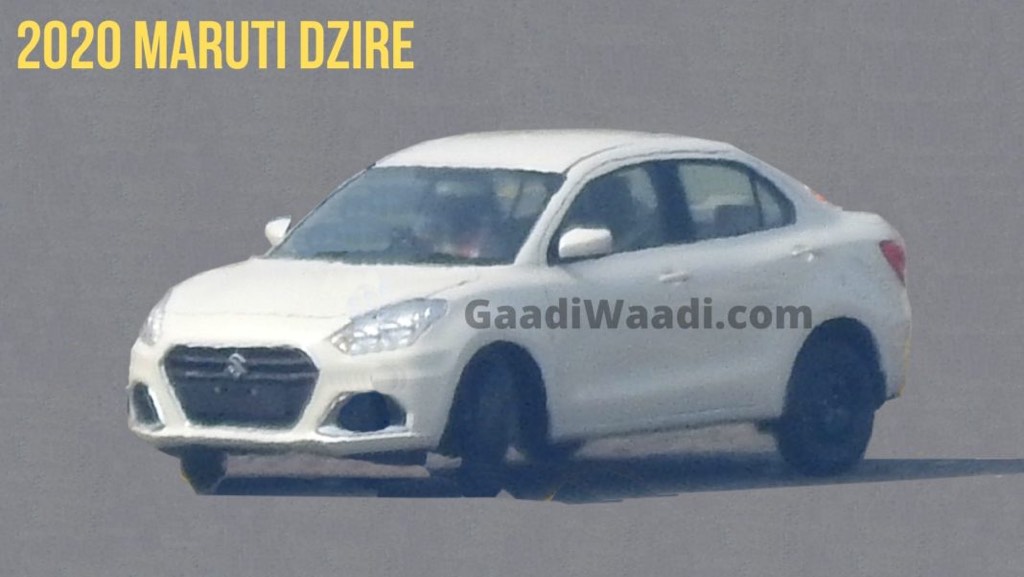 2020 Maruti Dzire Spied