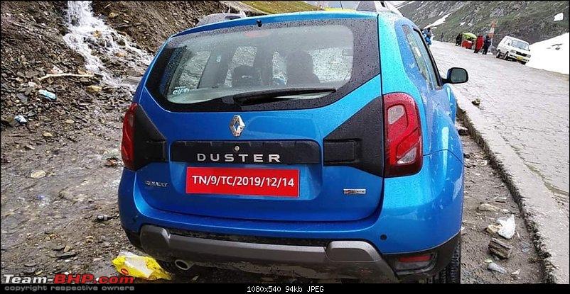 2020 Renault Duster Facelift Rear