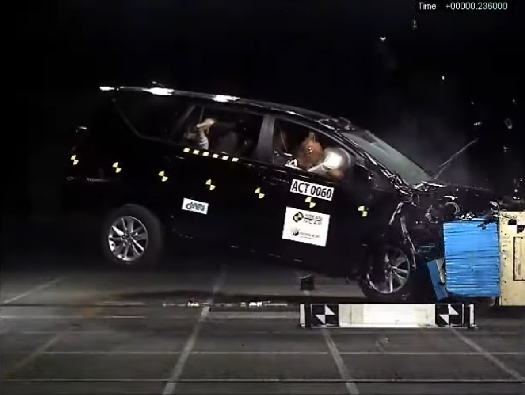 2020 Toyota Innova ASEAN NCAP Frontal Crash Test