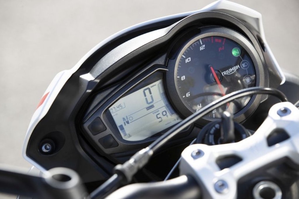 2020 Triumph Street Triple S Console