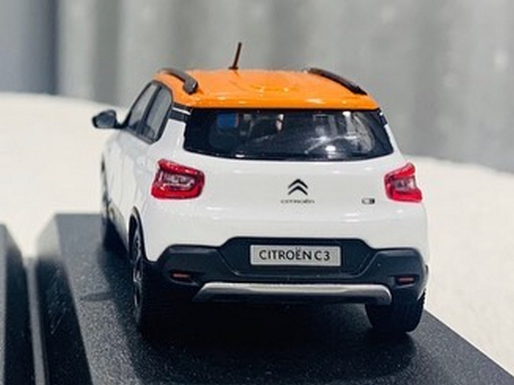 2021 Citroen C3 Scale Model Rear