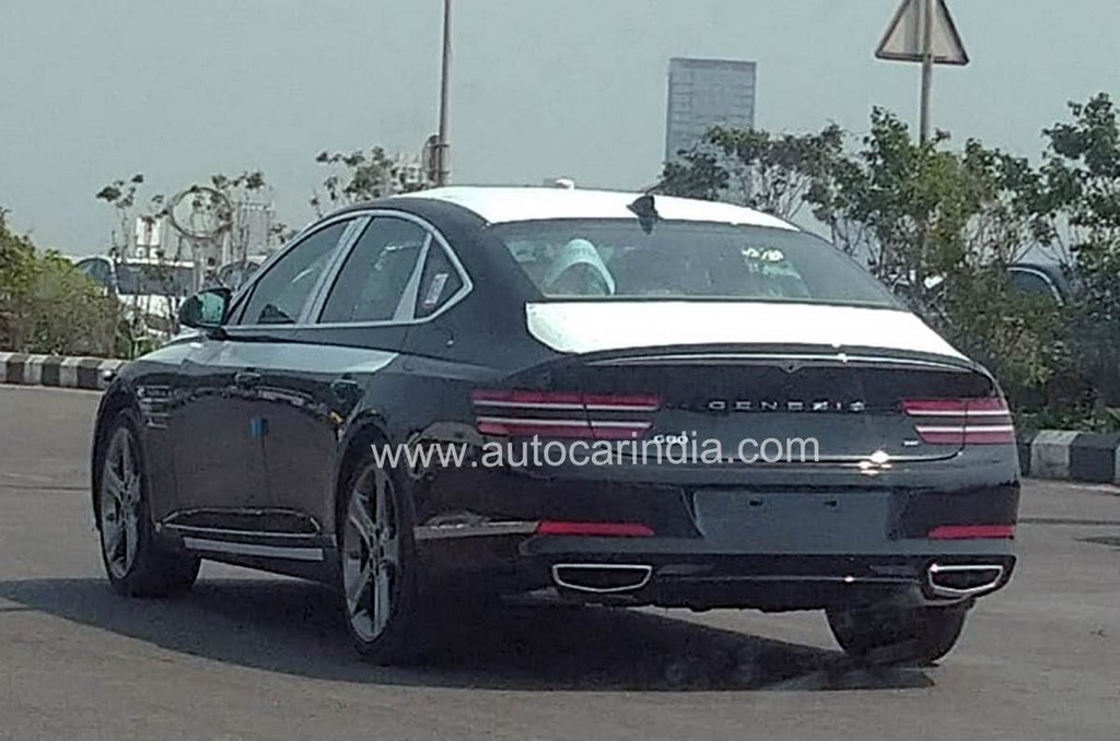 2021 Genesis G80 Spotted Rear