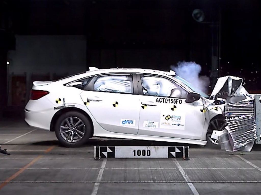 2022 Honda Civic Asean NCAP Frontal Impact Test