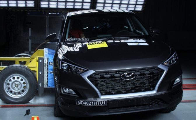 2021 Hyundai Tucson Latin NCAP Side Mobile Barrier Test