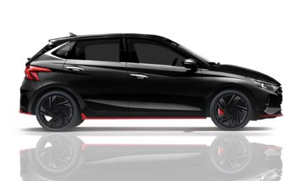 2021 Hyundai i20 Black Edition Render