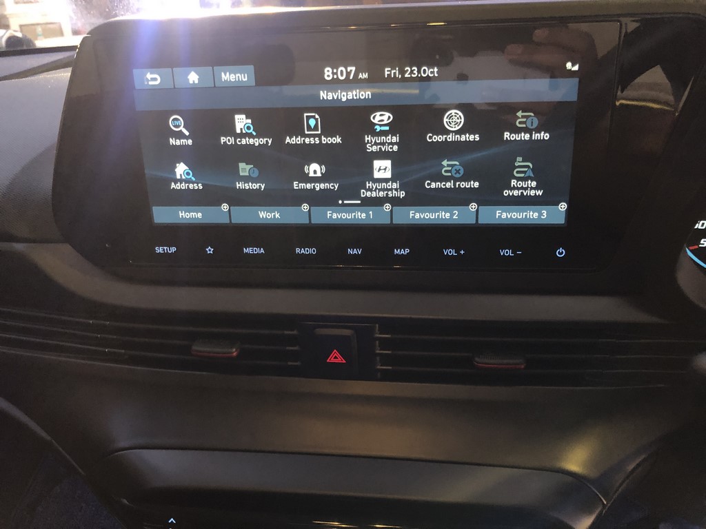 Infotainment Screen