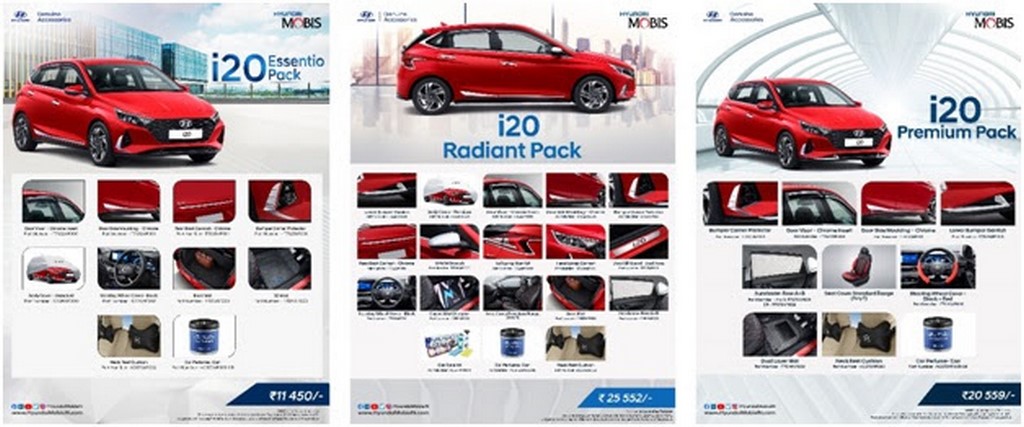2021 Hyundai i20 Mobis Accessory Kits