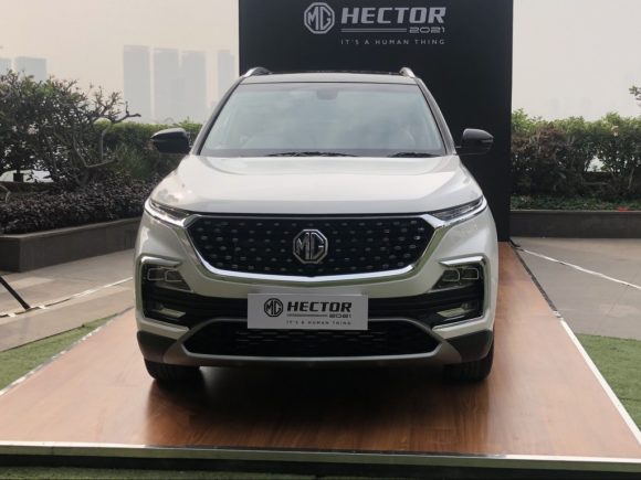 2021 MG Hector Facelift Front