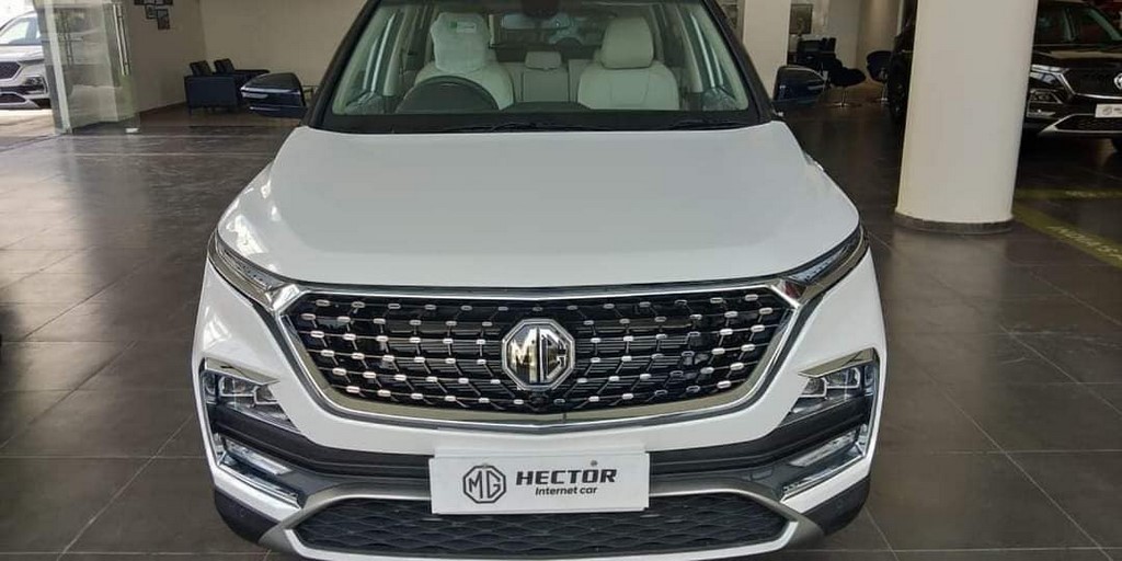 2021 MG Hector Facelift Front