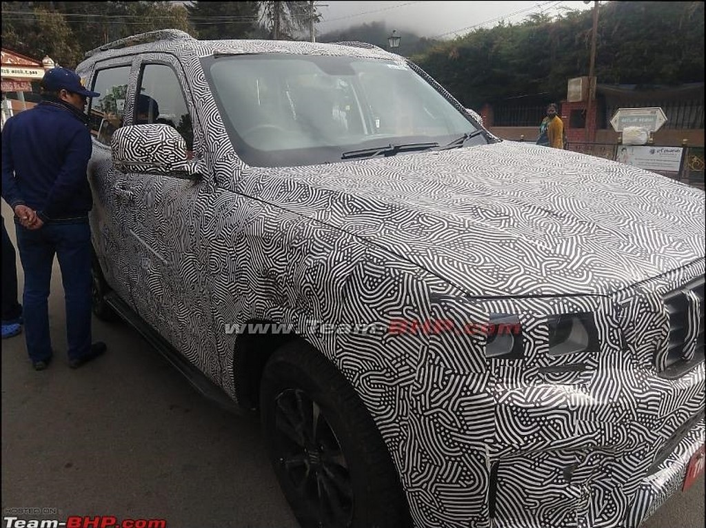 2021 Mahindra Scorpio Spied Front