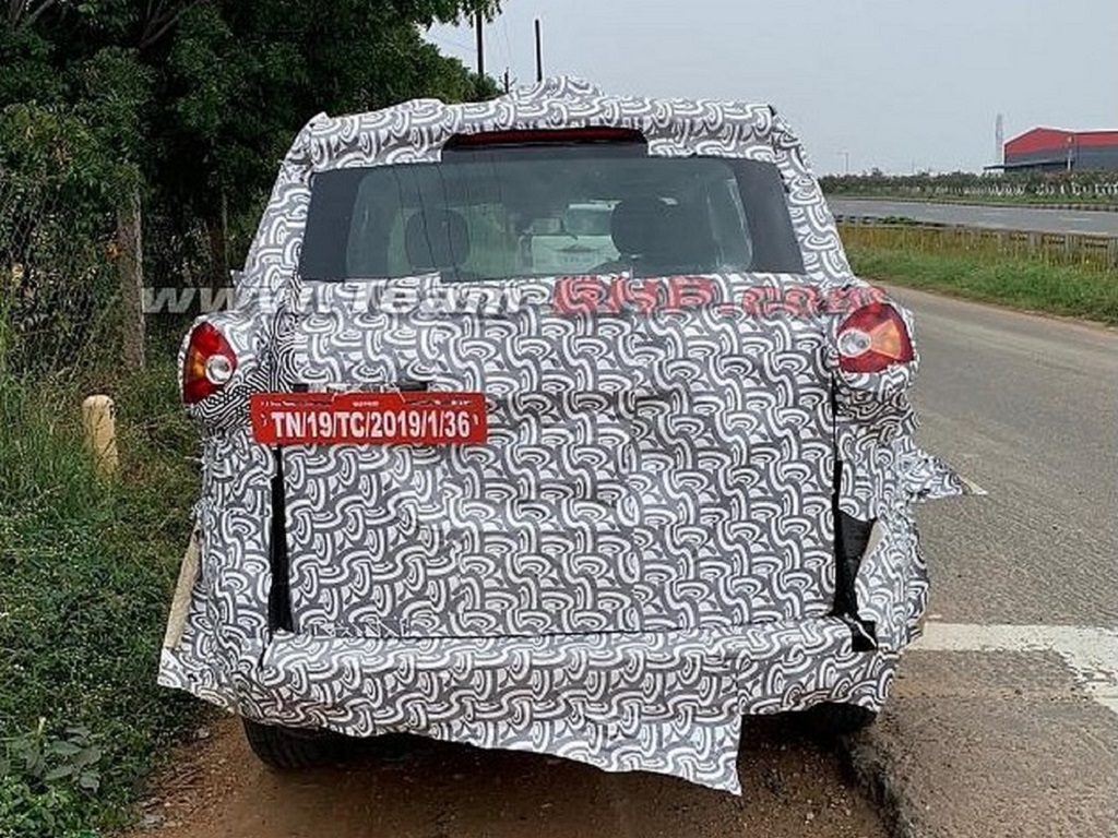 2021 Mahindra Scorpio Spied Rear