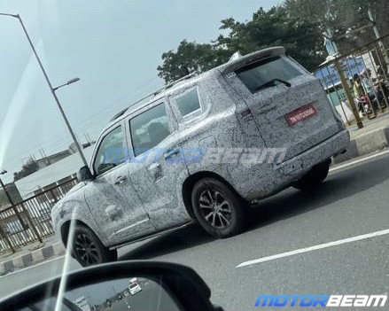 2021 Mahindra Scorpio Test Mule Rear