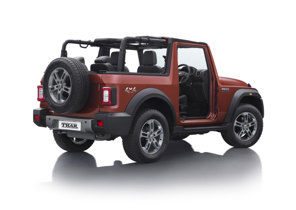 2021 Mahindra Thar Convertible Rear