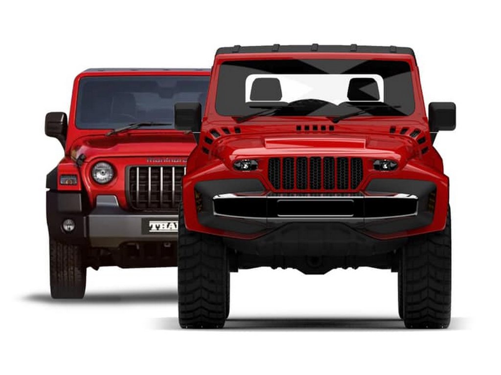 2021 Mahindra Thar DC2 Body Kit Front