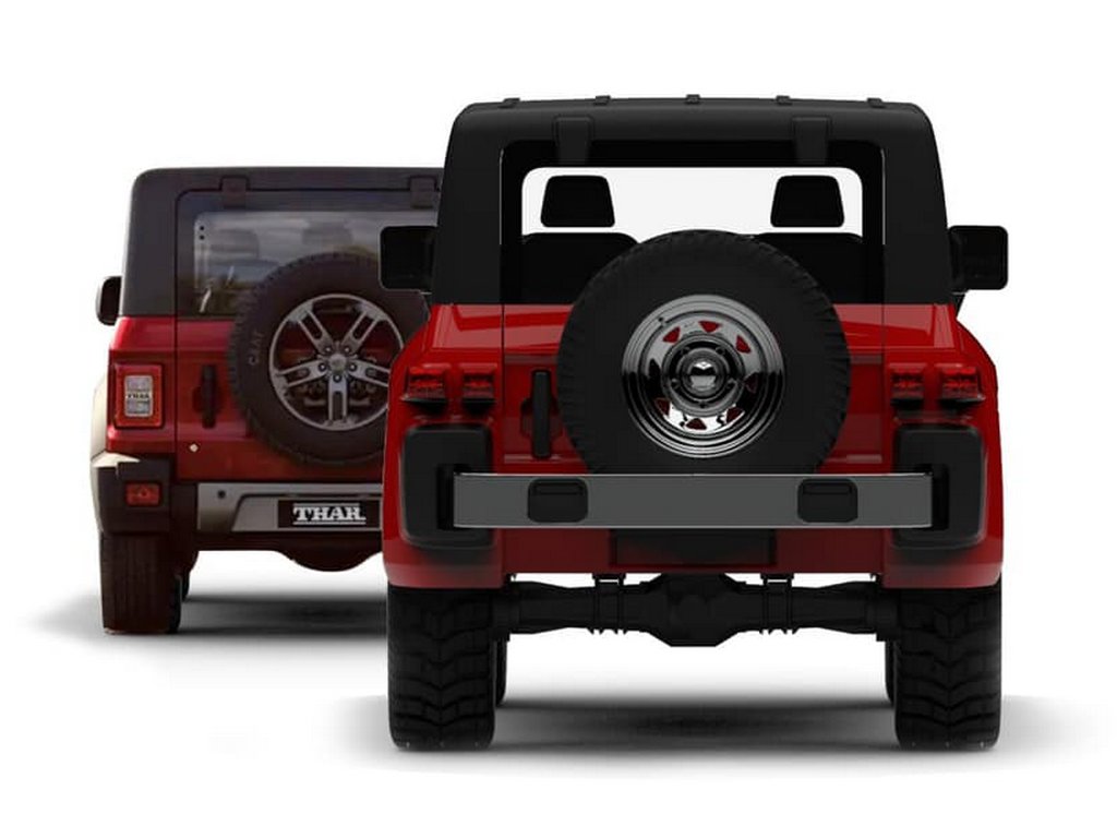 2021 Mahindra Thar DC2 Body Kit Rear