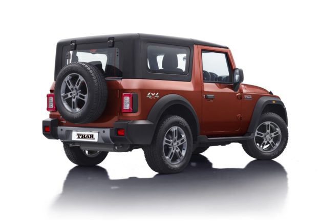 2021 Mahindra Thar Hard Top Rear