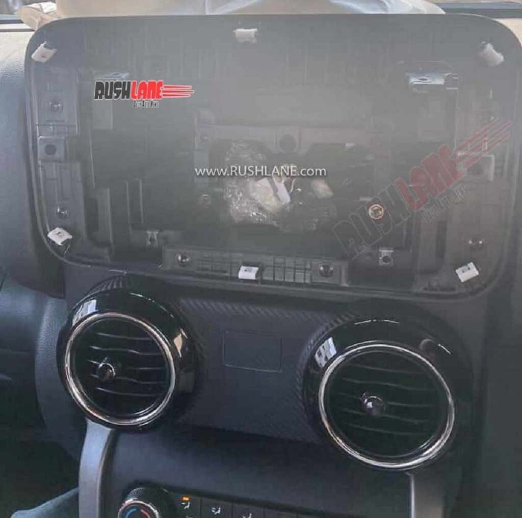 2021 Mahindra Thar Touchscreen Infotainment System