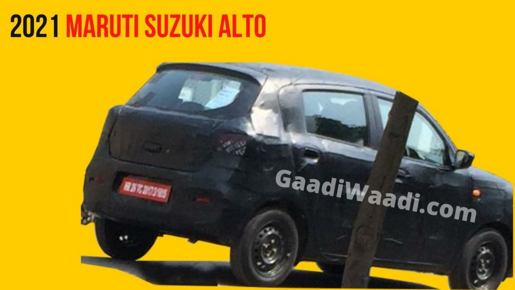 2021 Maruti Alto Spied Rear