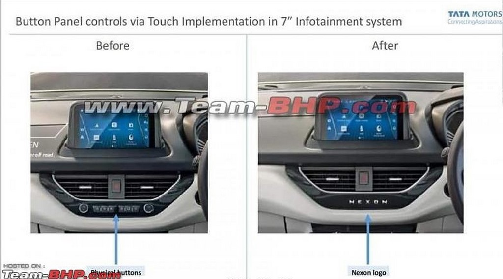 2021 Tata Nexon Infotainment Button Delete