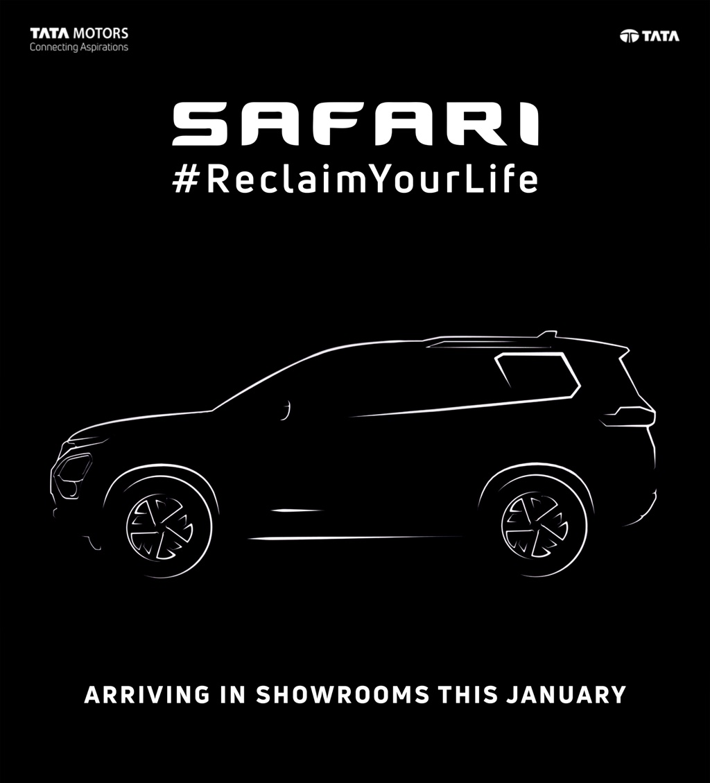 2021 Tata Safari Teaser