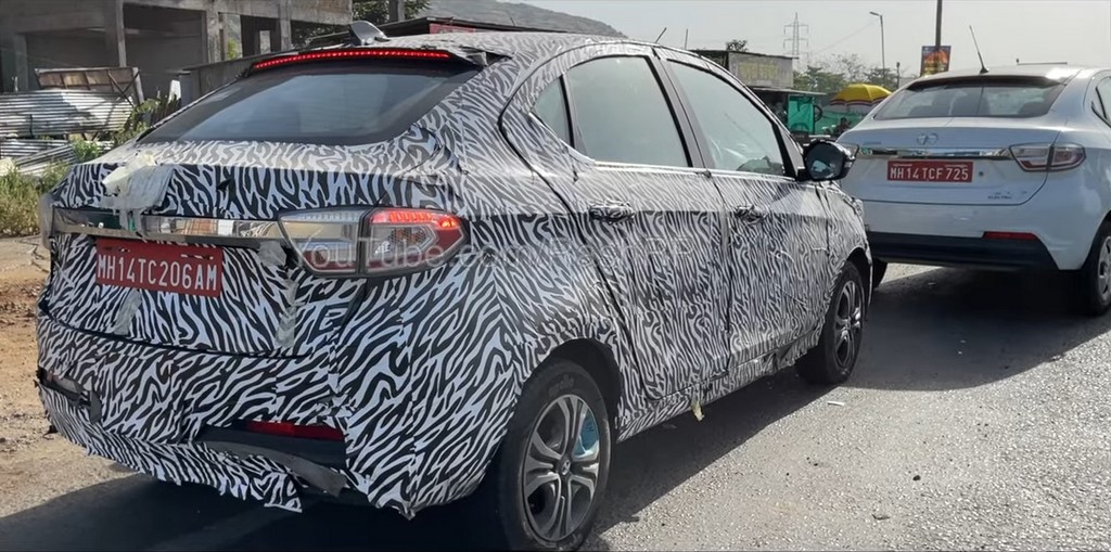 2021 Tata Tigor EV Facelift Rear Profile