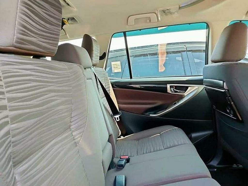 2021 Toyota Innova Facelift Second Row Seats
