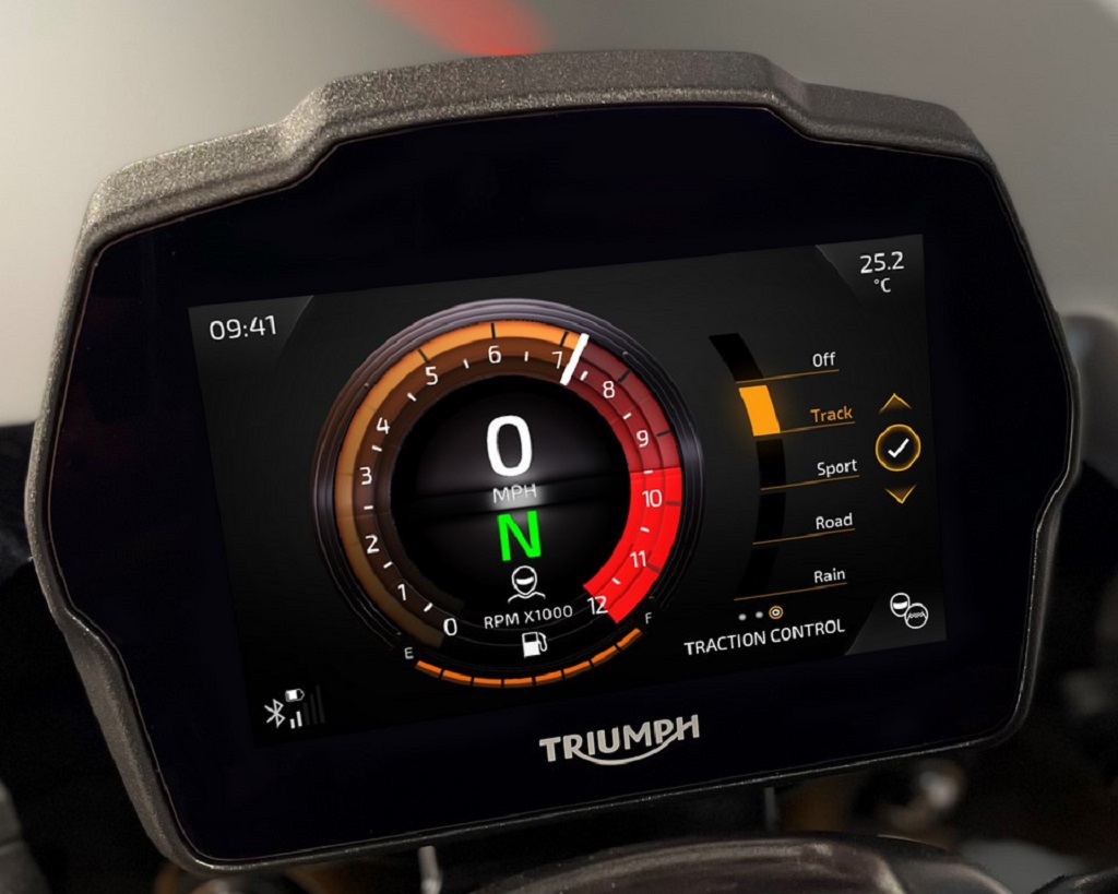 2021 Triumph Speed Triple 1200 RS Instrument Cluster