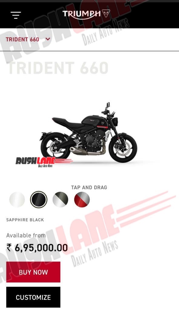 2021 Triumph Trident 660 Price Leaked
