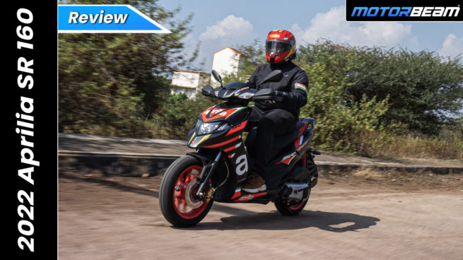 2022 Aprilia SR 160 Video Review Hindi