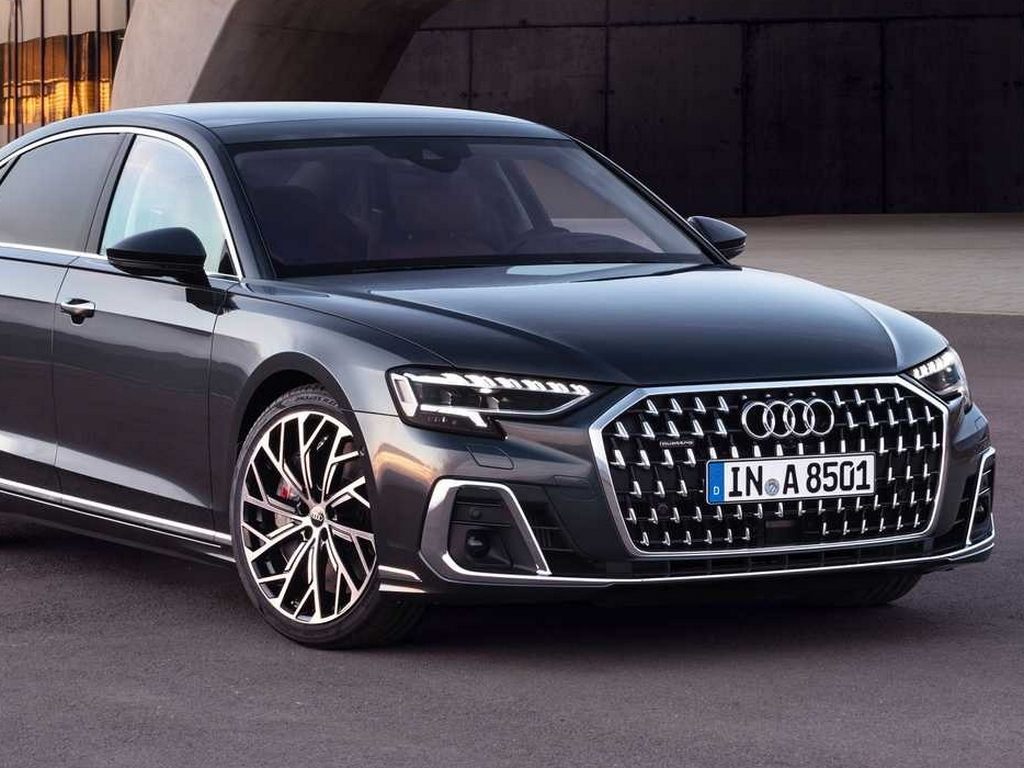 2022 Audi A8 Teaser Front Side