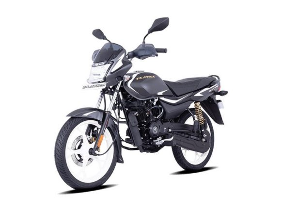2022 Bajaj Platina 110 ES Charcoal Black