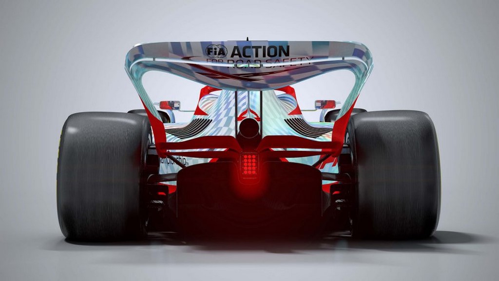 2022 F1 Race Car Rear