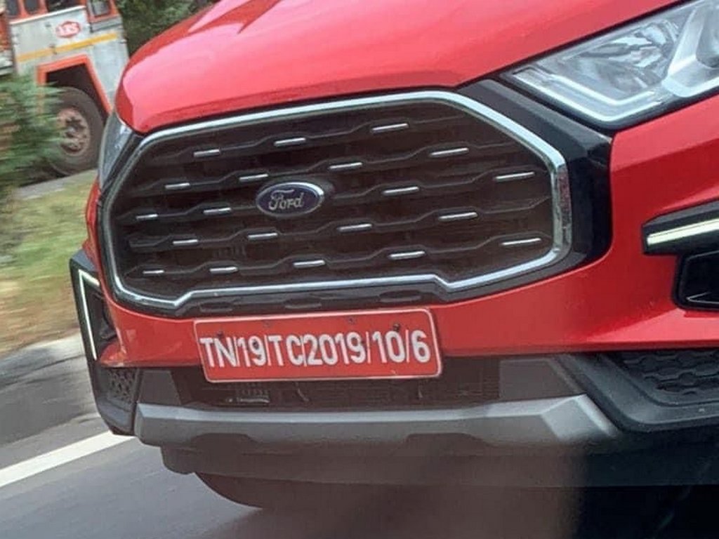 2022 Ford EcoSport Facelift Spied Grille