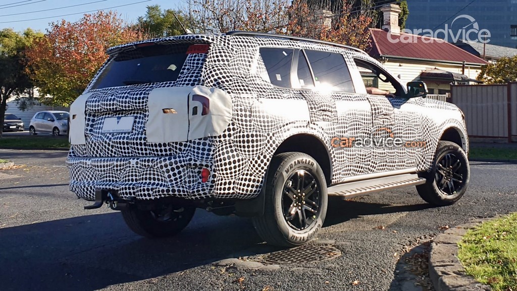 2022 Ford Endeavour Spotted Rear