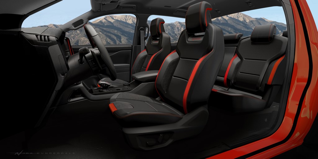 2022 Ford Ranger Raptor Seats